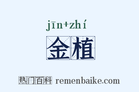 金植是什么意思的图片